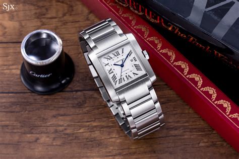 cartier tank men's|cartier men's tank francaise watch.